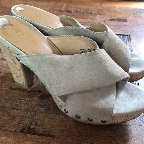 🍂🍁Nine West cork / suede 🍁🍂 - Picture 2 of 4